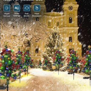 🎄2024 New Sale: Solar Powered Christmas Tree